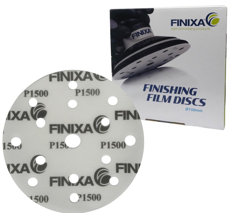 FINIXA Finishing Film Schuurschijven, Ø 150mm, 15 Gaten, P1500 (50st)