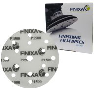 FINIXA Finishing Film Sanding Discs, Ø 150mm, 15 Holes, P1500 (50pcs)