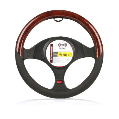 HEYNER Steering wheel cover, Wood look, Ø37-39cm