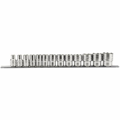 DRAPER 1/2" (12,5mm) Korte Engelse Doppenset, Inch Maten, 13 Delig