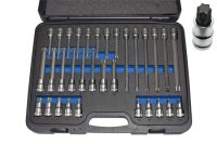 DELTACH Jeu De Douilles Torx 1/2" (12,5 Mm), 32 Pièces