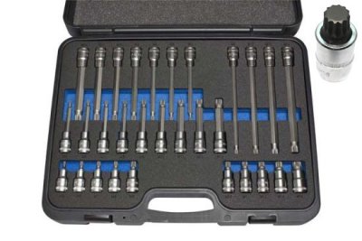 DELTACH 1/2" (12.5mm) Socket set multi-tooth, 30-piece