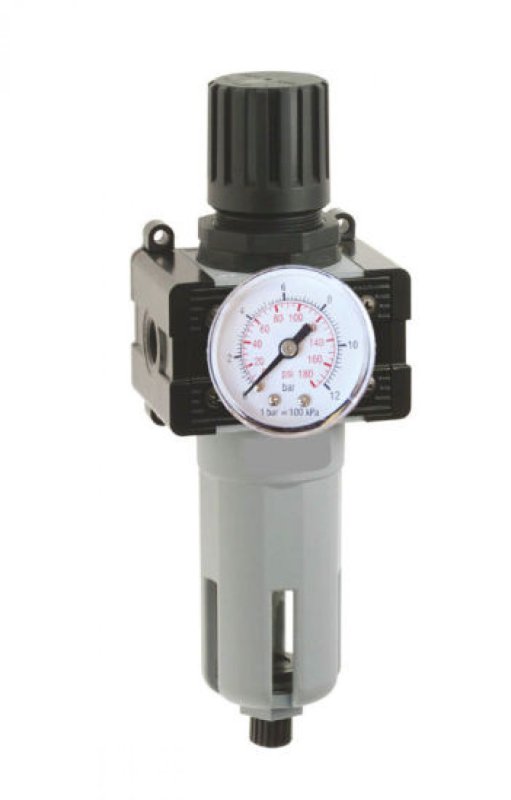 DELTACH 1/2" (12,5mm) Waterafscheider, Drukregelaar,manometer