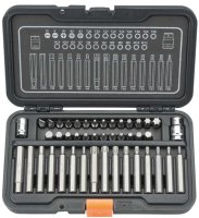 CUSTOR Bit Set 3/8" (10mm)+1/2" (12.5mm), 44-piece