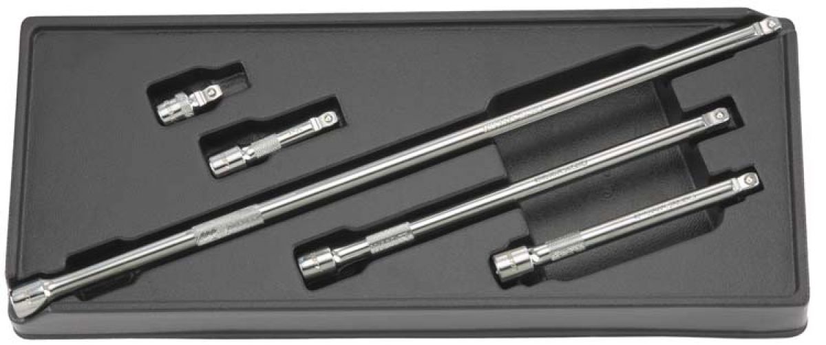 CUSTOR 3/8" (10mm) Verlengstukken, 5-delig 
