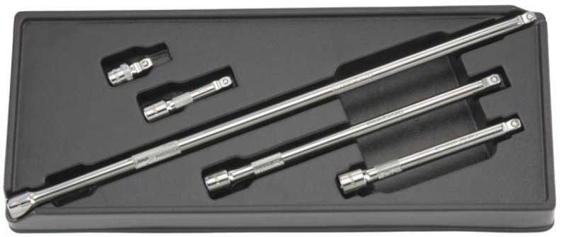 CUSTOR 3/8" (10mm) Verlengstukken, 5-delig 
