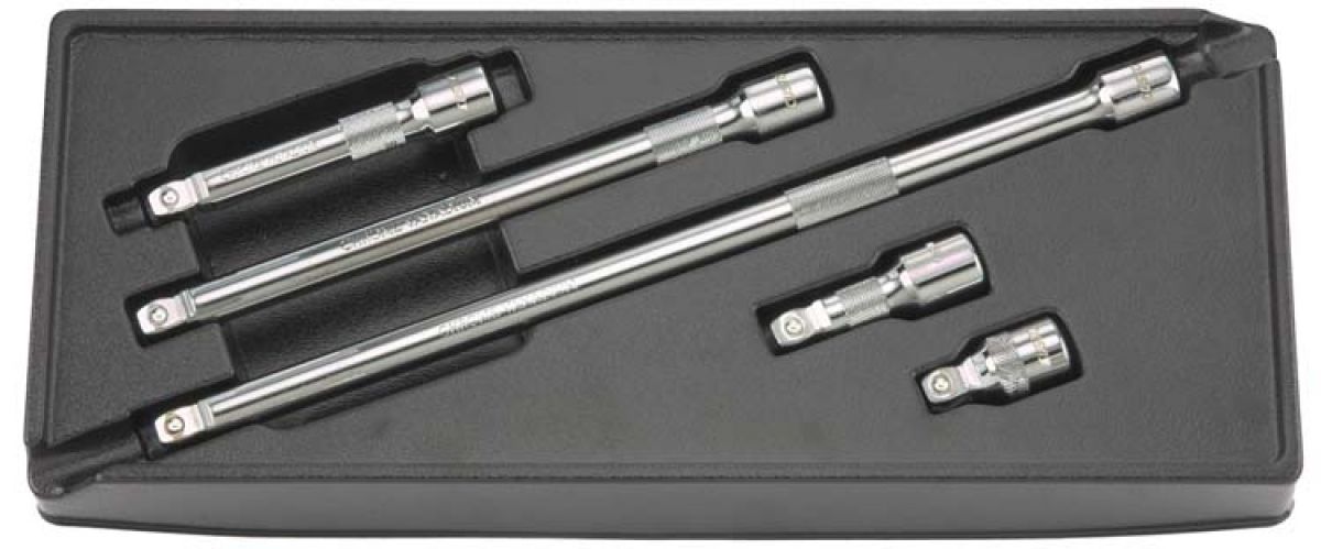 CUSTOR 1/2" (12,5mm) Verlengstukken, 5-delig