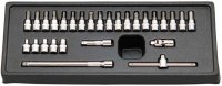 CUSTOR 1/4" (6.3mm) Bit Cap And E-Torx Set, 28 Pieces