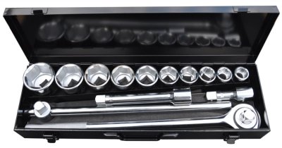 CUSTOR 3/4" (20mm) Socket set, 14 pieces