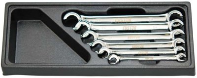 CUSTOR Brake Line Wrench Set, 6-Piece