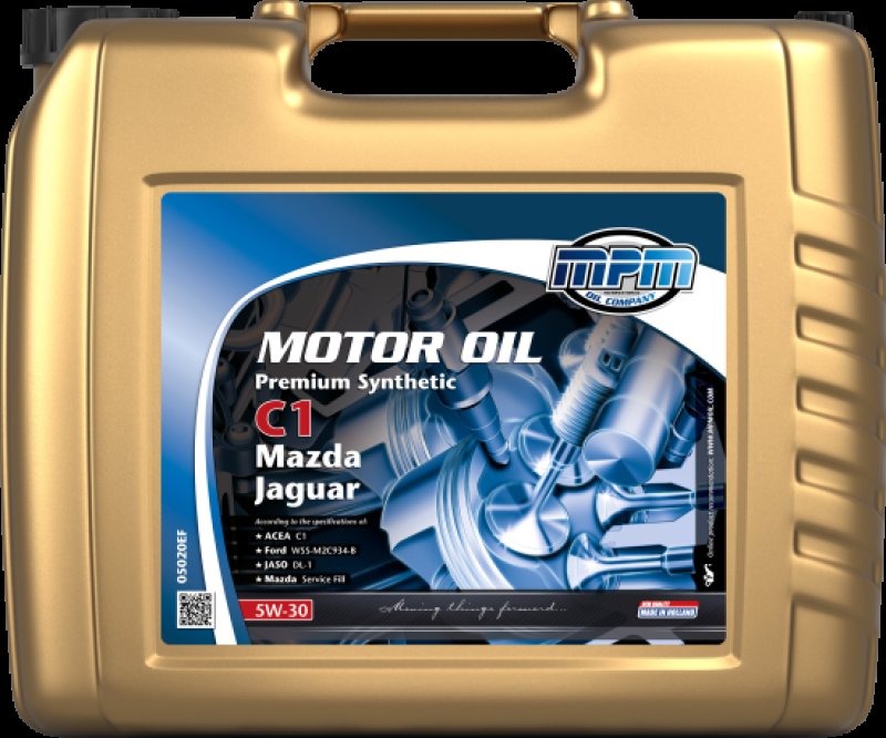 MPM Motorolie 5w-30 Premium Synthetic C1 Mazda / Jaguar, 20l