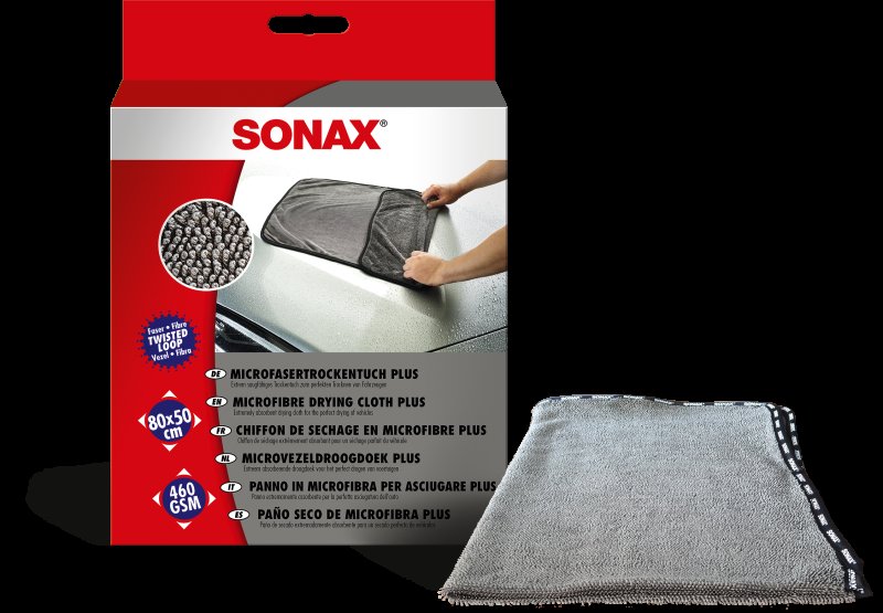 SONAX Microfibre Drying Cloth Plus, 80x50cm
