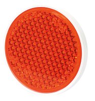 AEB Reflector Orange Round 85mm, Self Adhesive