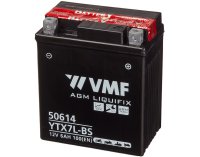 VMF Battery Motorcycle / Scooter 12v 6 Ah 100 En + Right | Ytx7l-bs