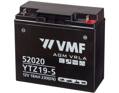 VMF Accu Motor/scooter 12v 21 Ah 230 En | + Rechts | Ytz19-s