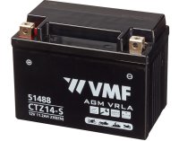 VMF Accu Motor/scooter 12v 11,2 Ah 230 En | + Links | Ytz14-s | Ctz14-s