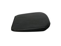 CARPOINT Luxury Seat Cushion Leather Look Black