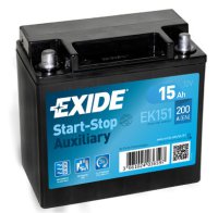 EXIDE Battery Start-stop 12v 15ah Jaguar, Land Rover, Range Rover | Ek151