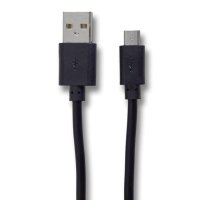2GO Usb data cable Micro-usb -> Usb, Black, 100cm