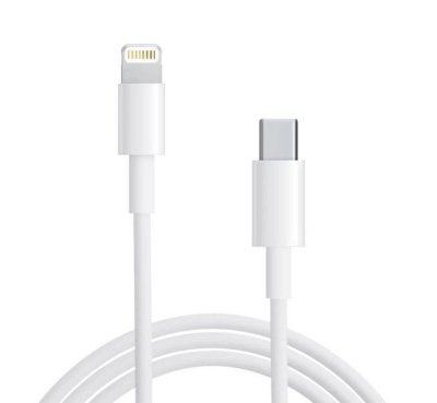 2GO Usb -câble De Data Apple Lightning-> Usb Type-c, Blanc, 100cm