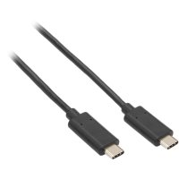 2GO Usb-câble De Data Usb Type-c -> Usb Type-c, Noir, 100cm
