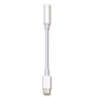 2GO Adaptateur Audio Aux 3.5mm -> Usb Type-c, Blanc