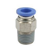 Plastic Air Coupling | Straight | Ø6mm | 1/4