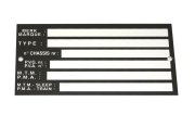 Immatriculation Plate