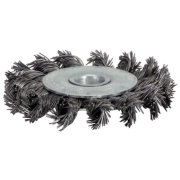 Abrasive brushes with bore