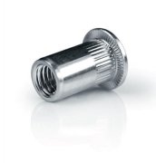 Blind rivet nut knurled