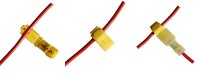 Nylon Klik-in Connector Rood (20st)