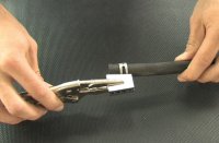 KS-TOOLS Locking pliers for hose clamp, 2-piece