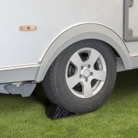 PROPLUS Wheel chock Plastic + Holder