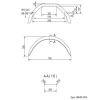 PROPLUS Spatscherm Hoekig 14 Inch (2075)