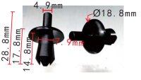 SINATEC Tap nail Opel, Volvo Oe: N10552001, A0019901692, 1104882, 1104881, 90450482 (20pcs)