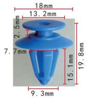 SINATEC Bekleding Clip Oe: 7701053516, 7l5853994 (20st)