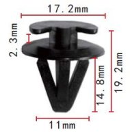 SINATEC Clip Bmw, Mini Oe: 51418172050 (20pcs)