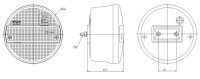 AEB Achterlicht Rond In Led (Ø140mm)