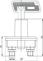 Disjoncteur De Batterie SINATEC Avec Clé