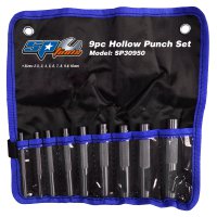 SPTOOLS Hollow punches, 9-Piece