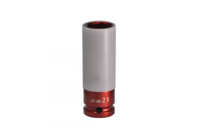 DELTACH 1/2" (12.5mm) Power Cap Long 21mm Red