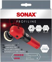 SONAX Profiline Lambswool Pad Medium Ø80 (4pcs)