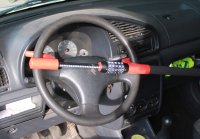HEYNER Steering lock with digits, Steering clamp