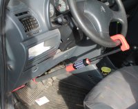 HEYNER Steering Lock With Digits, Steering Pedal