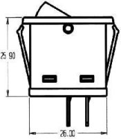 Interrupteur Tumbler Off 20a Orange + Lumière (1er)