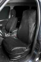 WALSER Seat Cover, Clean Tony, Single Seat, Black, Skai