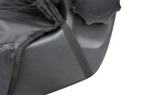 WALSER Seat Cover, Single Seat, Black/Grey, Water Repellent, Polyester