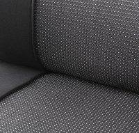 WALSER Car Seat Cushion Set Front, Pineto, Black/Grey