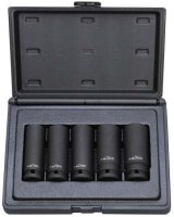 DELTACH 1/2" (12.5mm) Power Socket Set Long, 5-Piece