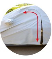 CUSTO Car Cover - Pvc Large (482x178x119cm)